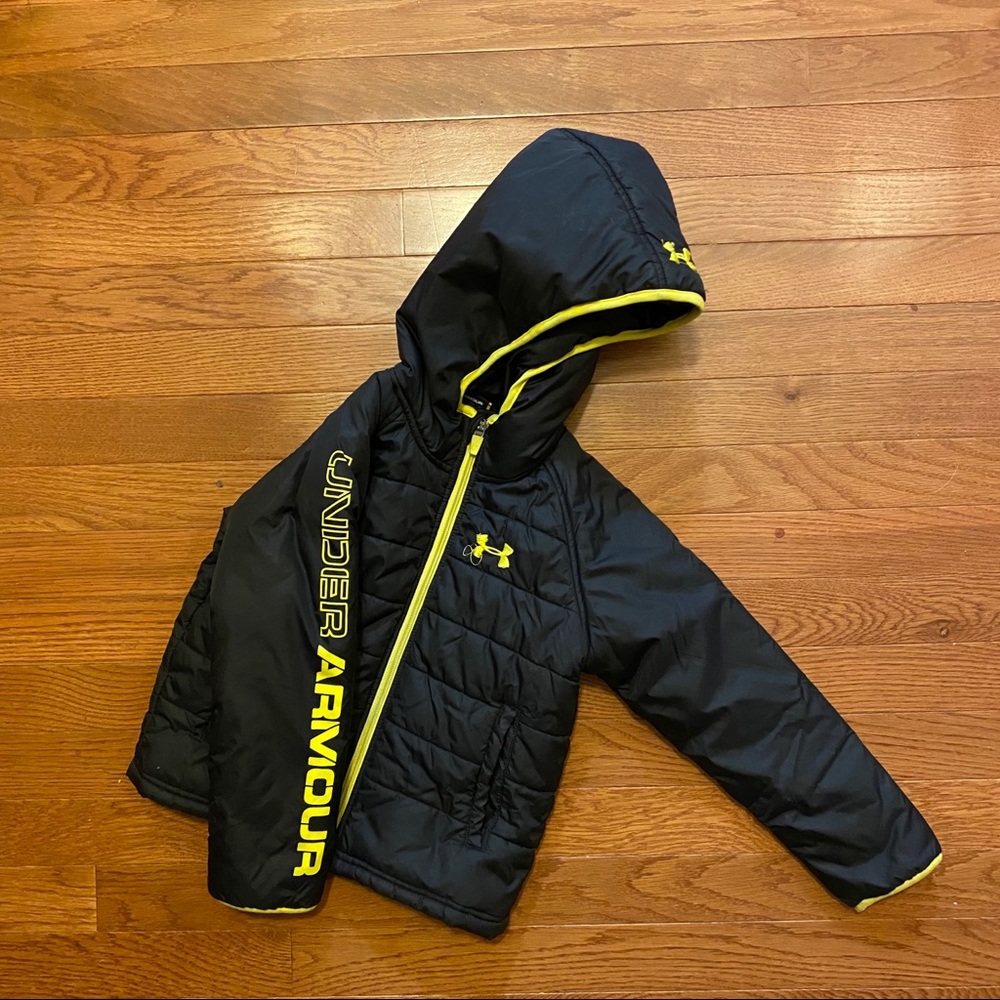 Black puffy coat